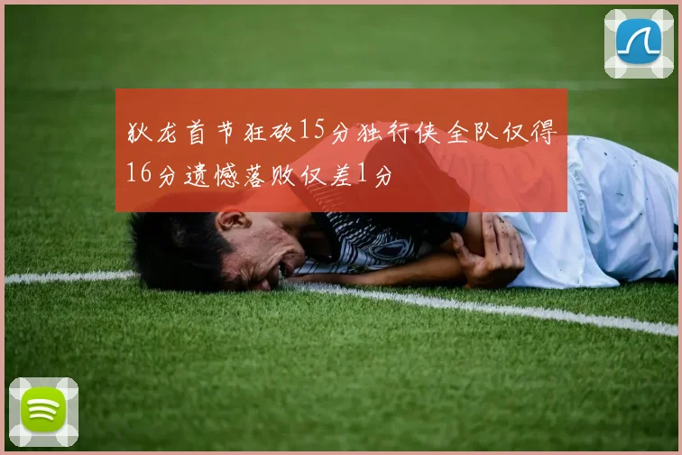 狄龙首节狂砍15分独行侠全队仅得16分遗憾落败仅差1分